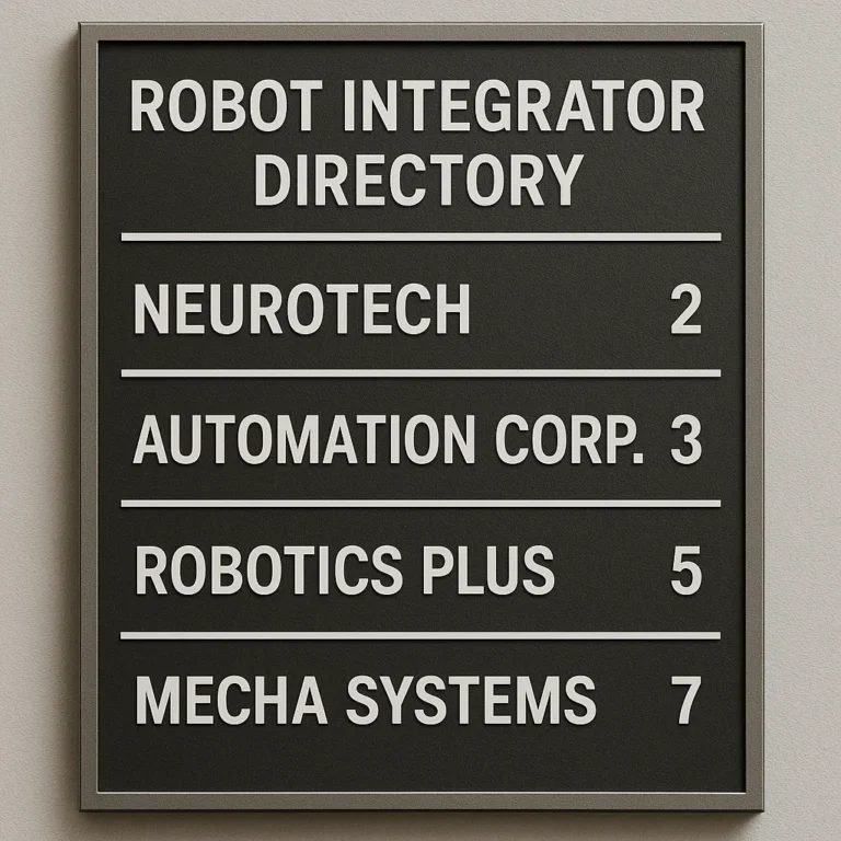Featured image for The Ultimate Robot Integrator Directory 16 Top Experts 2026